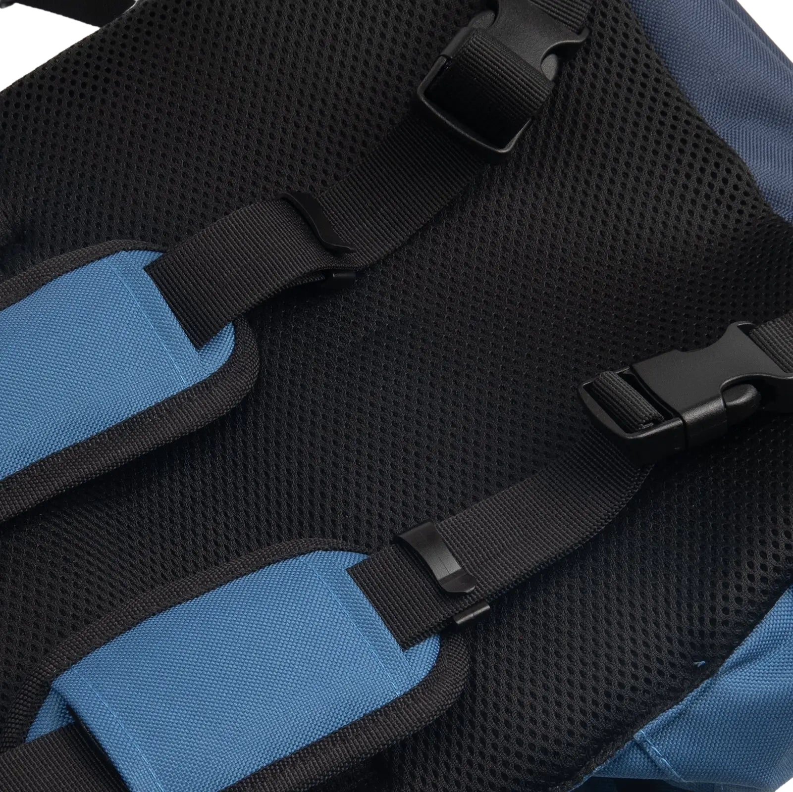 Detailed view of the adjustable, clip-fastened strap system ensuring a snug and comfortable fit for dogs of all sizes.